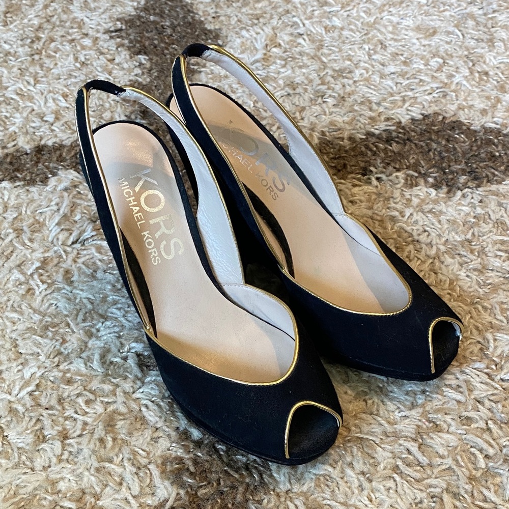 Michael Kors Slingback Peep Toe heels